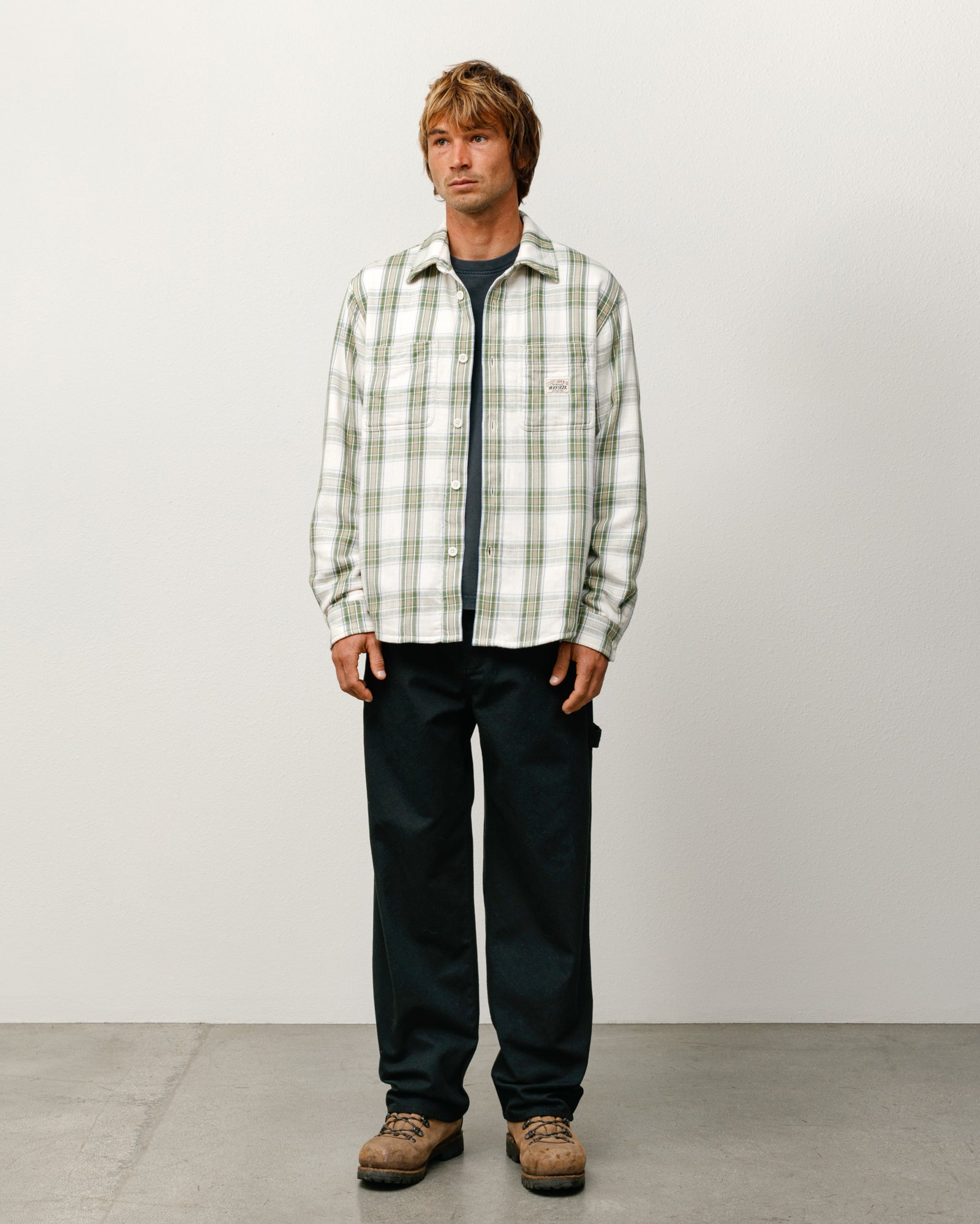 LAU PLAID SHIRT JACKET
