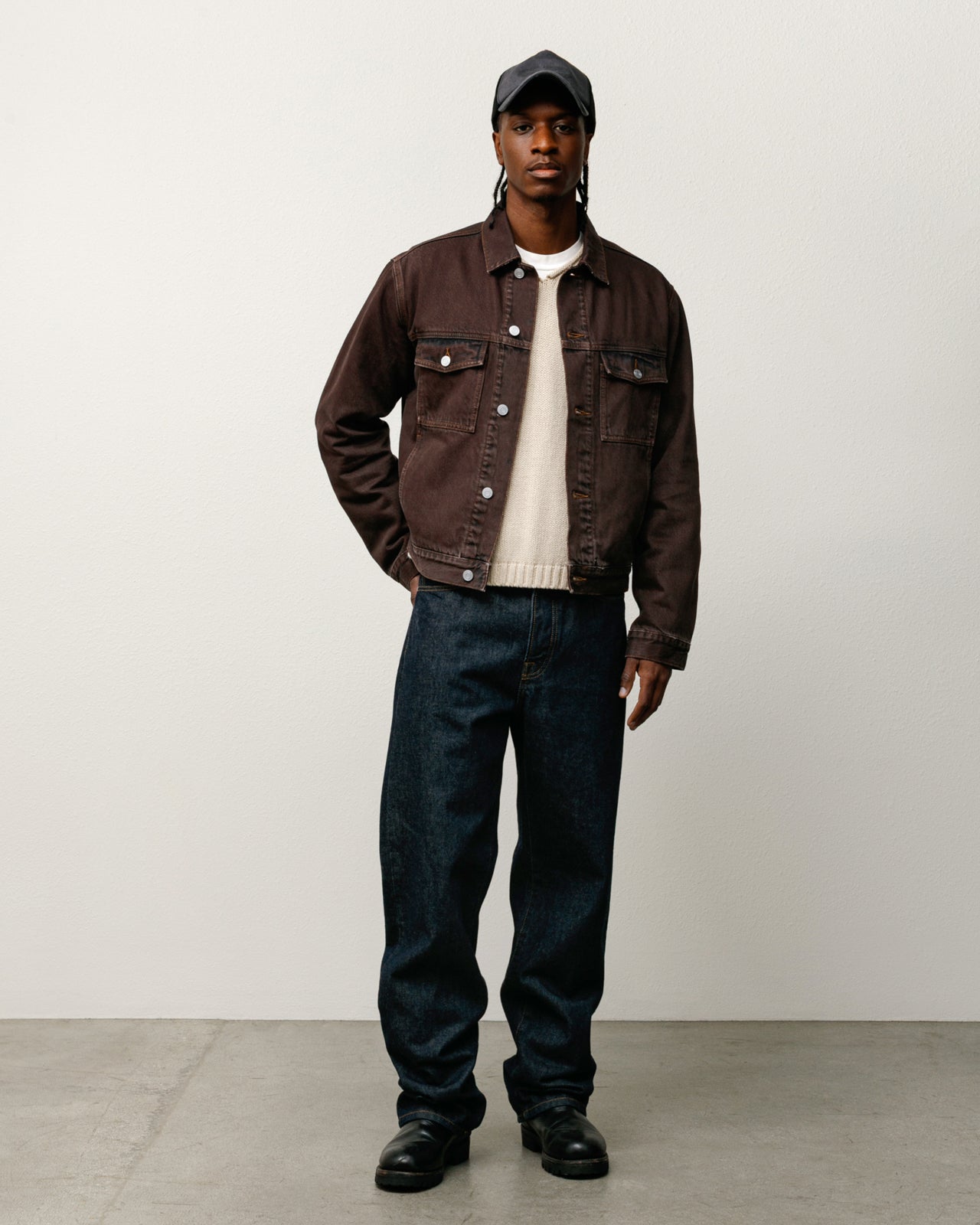 LINED DENIM TRUCKER JACKET